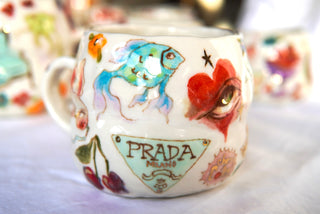 "Cherry Coke & Bunny Mask" 15 oz Mug