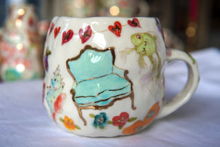 "Five Matryoshka One Fish" 20 oz Mug