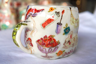 "Five Matryoshka One Fish" 20 oz Mug