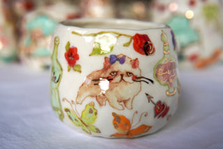 "Pink Heart Face" 10 oz Mug