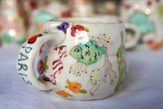 "Pink Heart Face" 10 oz Mug