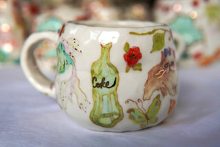 "Pink Heart Face" 10 oz Mug