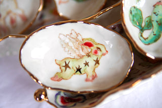 "Bunny Fairy" 4 in Trinket Dish