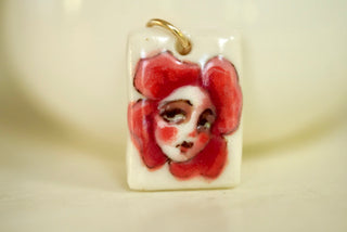 Flower Face Pendant III
