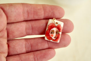 Flower Face Pendant II
