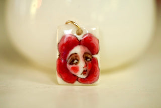 Flower Face Pendant II