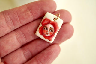 Flower Face Pendant I