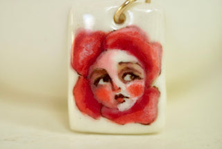 Flower Face Pendant I