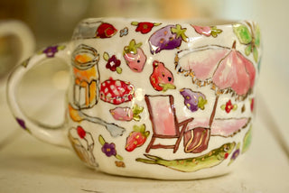 Mermaid, Pigeon, Marmalade 17 oz Mug