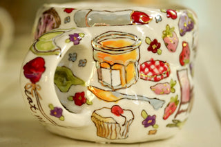Mermaid, Pigeon, Marmalade 17 oz Mug