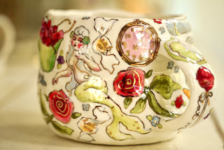 Mermaid, Pigeon, Marmalade 17 oz Mug
