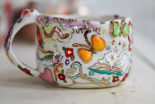 Mermaid & Pet Fish Mug 10 oz