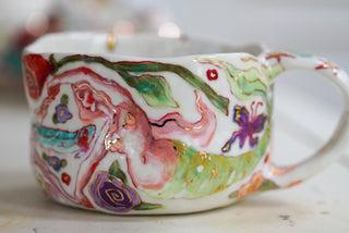 Mermaid & Net Mug 16 oz