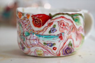 Mermaid & Net Mug 16 oz