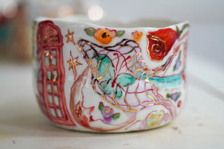 Mermaid & Net Mug 16 oz