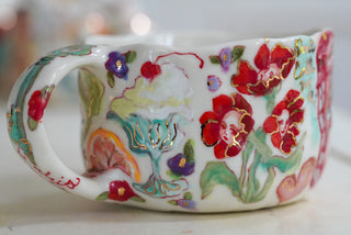 Mermaid & Net Mug 16 oz
