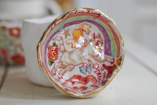 Floating Kitty Treasure Dish 3.8"