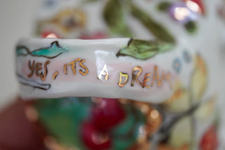 Venus & Two Cherries Footed Mug 13 oz