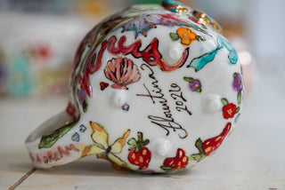 Venus & Two Cherries Footed Mug 13 oz