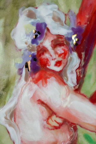 "Buoy" Porcelain Painting 7.6" x 5.1"