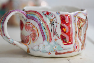 Alligator & Three Lollipops Mug 15 oz