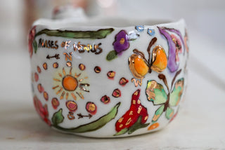 Cherries in a Teacup Mug 9 oz