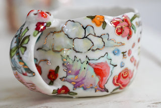Cherries in a Teacup Mug 9 oz