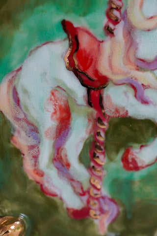 "Carousel Horse" Porcelain Painting 4.6" x 3.9"