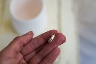 “White Teeny Jam Cookie” Charm