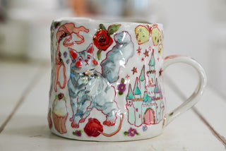 Kitty & Castle Mug 21 oz