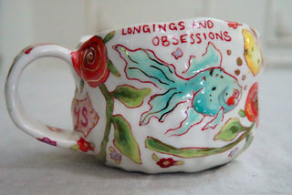 Bluebird & Green Grapes 15 oz Mug