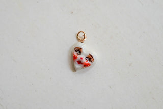 Heart Face Charm