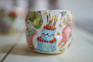 “Pink Pig Fairy” 14 oz Mug