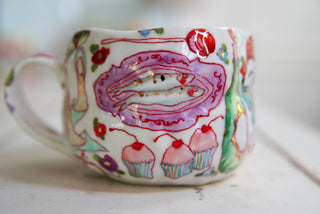 "Bunny & Two Fish" 15 oz Mug