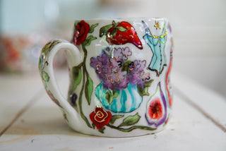"Lamb & Three Candy Bags" 17 oz Mug
