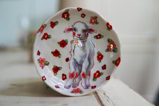 "Little Lamb" Treasure Dish 4.5"