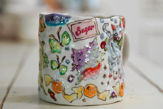 Kitty & Butterscotch Candies Mug 17 oz