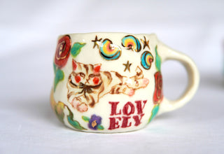 "Kitty & Lucky Charms" 8 oz Mug