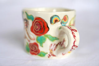 "Siren & Peach" 12 oz Mug