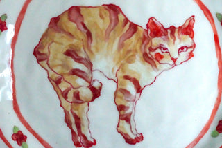 Kitty Dinner Plate 9"