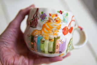 “Kitty and the Green Sink” Mug