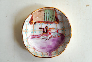 “Kitty in Sink” 3.25" Treasure Dish