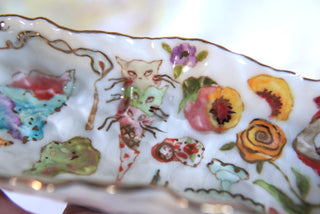 SECONDS "Kitty Cone & Birthday Cake" Long Candy Dish