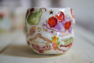 “Kitty and Blueberry Pancakes” 15 oz Mug