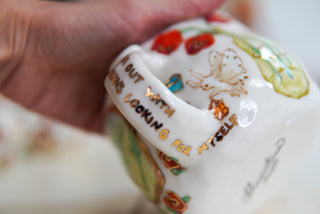 "Tulips & Orange" 14 oz Mug
