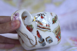 SECONDS "Striped Chaise" 8 oz Mug